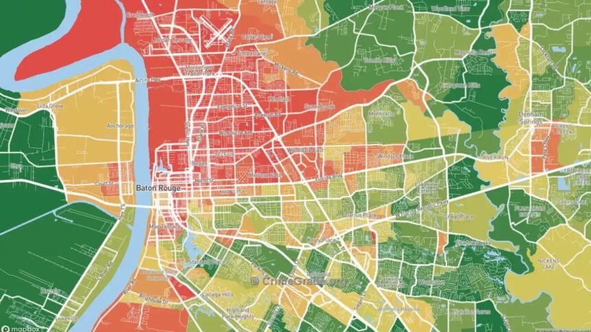 crime rate baton rouge louisiana