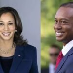 Tiger Woods and Kamala Harris