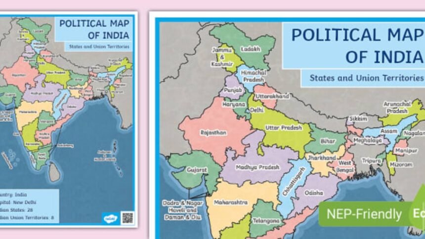 india political map